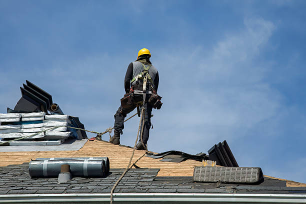 Professional Roof Replacement technician working in North Webster, IN